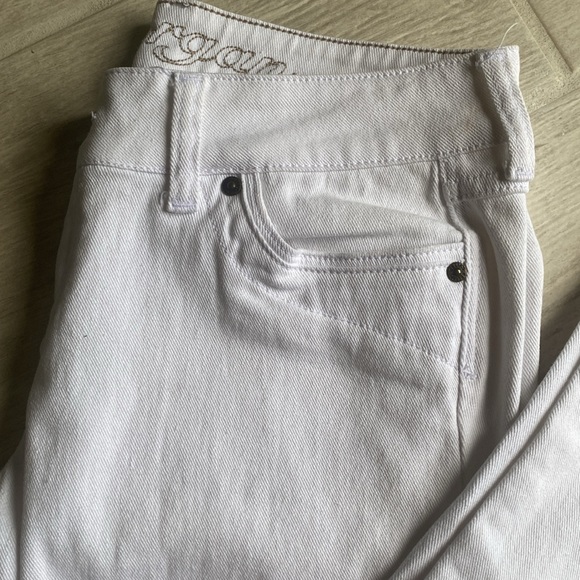 DELiA*s White Jeans  Size 9/10S. Morgan cut. Heavy denim with stretch - Picture 2 of 9